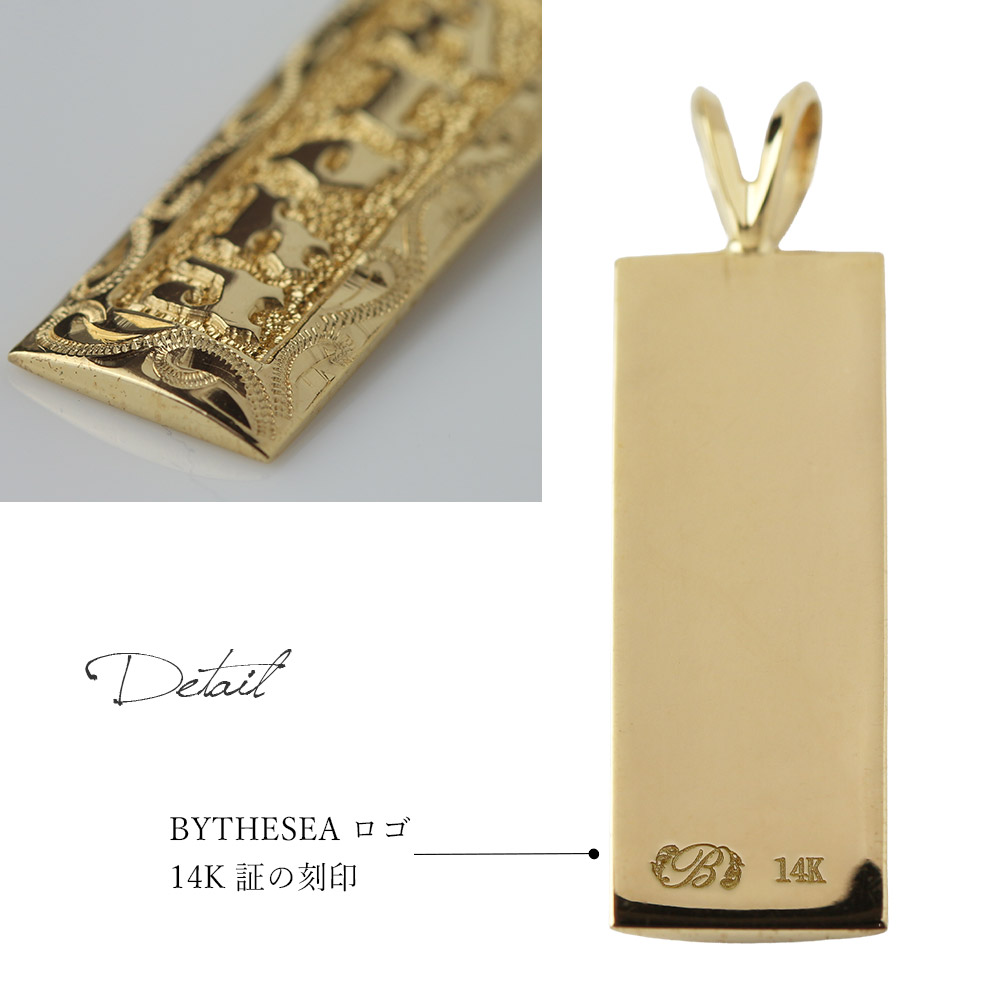 ハワイアンジュエリー ネックレス レディース ゴールド K14 14金