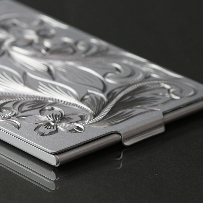 ハワイアンジュエリー ハワイアン彫り 手鏡 コンパクトミラー MIRROR-S