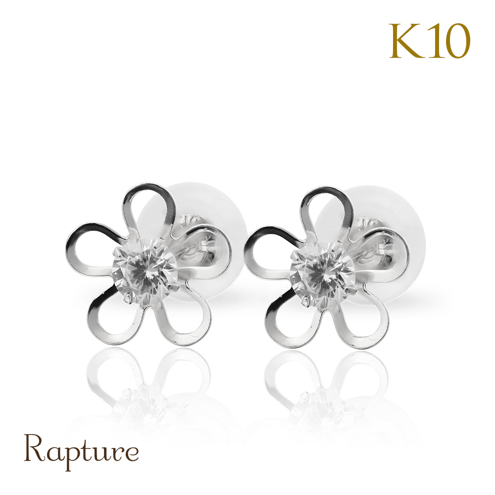 Rapture（アクセサリー） ピアス K10 ゴールド イエロー ピンク