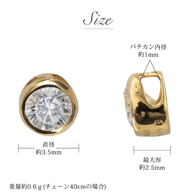 K18 ゴールド ネックレス ダイヤモンド ネックレス 計0.08ct 一粒
