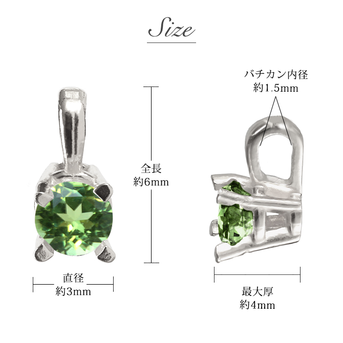 Rapture（アクセサリー） トルマリン ネックレスプラチナ