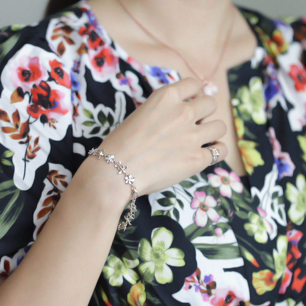 ハワイアンジュエリー ブレスレット レディース シルバー925