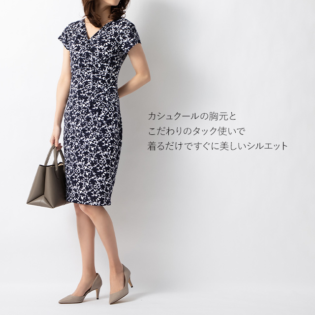 mimigrant ワンピース レディース 半袖 夏 不二子 カシュクール