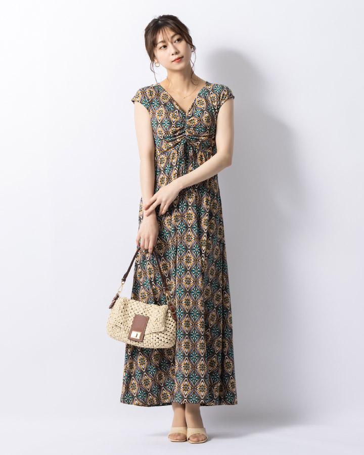 mimigrant ワンピース ルアナ Yライン バレンシア opm7-090030 きれい