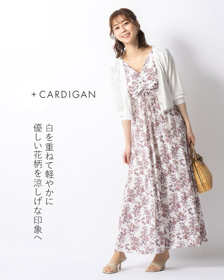 mimigrant ワンピース ルアナ Yライン フルールアンサンブル opm7a