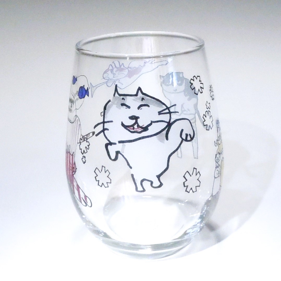 Manhattaner's マンハッタナーズ グラス : 猫雑貨MIMIKOBO