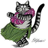 無料ダウンロード ハワイ 猫 キャラクター ニコニコ 静止 画 イラスト