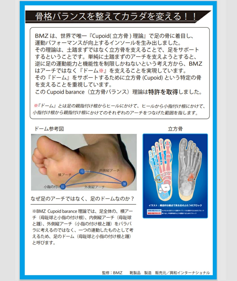 BMZ コアライト インソール ダイエット 痩せる 中敷き 姿勢 矯正 疲れない アーチサポート o脚 外反母趾 体幹 トレーニング 扁平足 足底筋膜炎 レディース 産後 | BMZ | 18