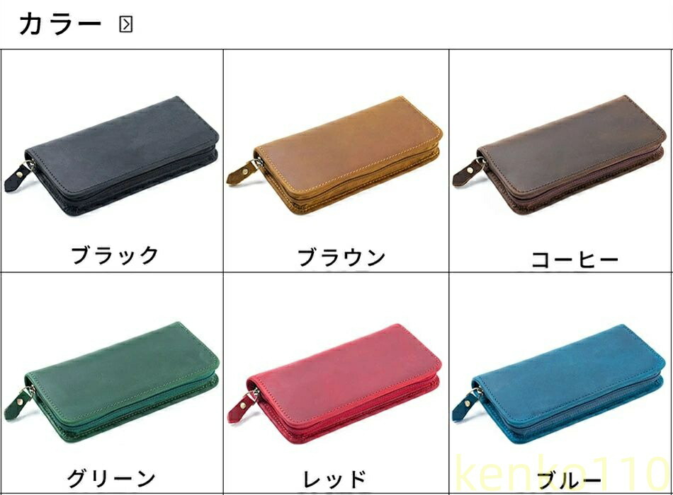 送料無料】ペンケース 本革3本差し シンプル おしゃれ コンパクト 軽い