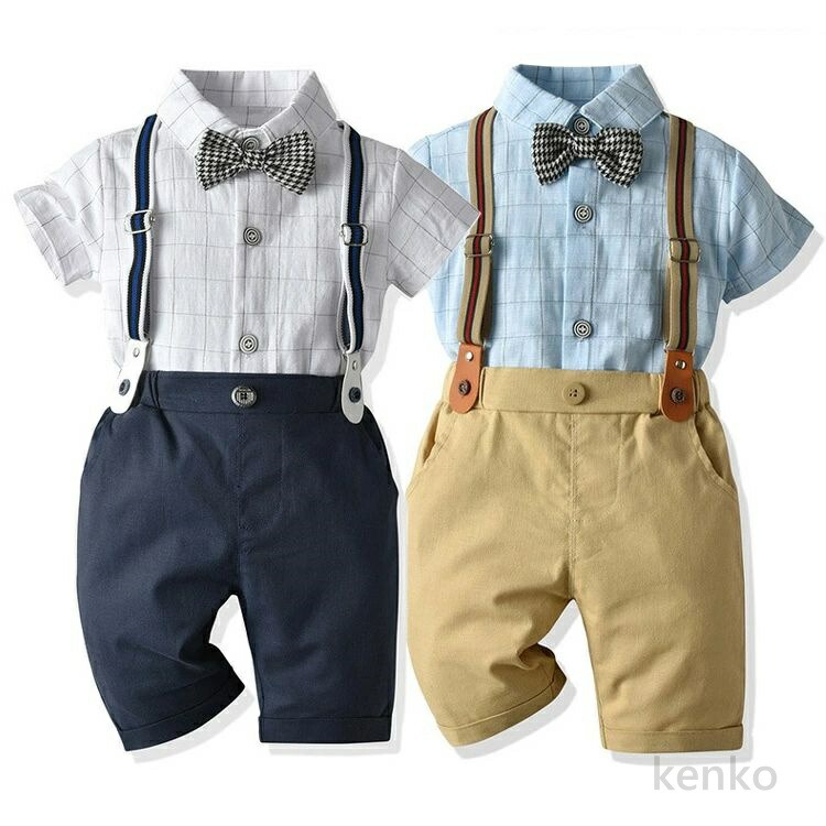 【送料無料】子供服 フォーマル 男の子 半袖シャツ ベビー フォーマル スーツ ベビー服 フォーマルスーツ 赤ちゃん 子供 男の子 キッズ 上下セット おしゃれ 出