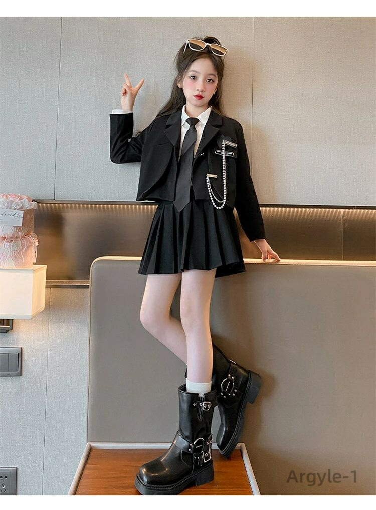 女の子 小学校 中学生 入学式 小学校女子 韓国 制服 スーツ 