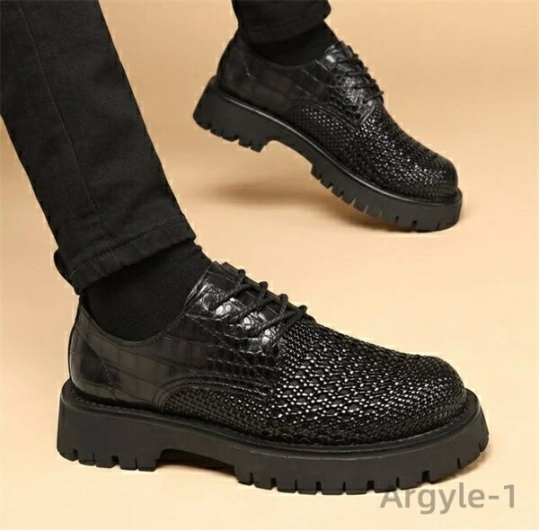 メンズシューズ ビジネスシューズ 紳士靴 レザーシューズ シークレット 本革 革靴 ドレスシューズ メッシュシューズ 皮靴  通気 | ブランド登録なし | 01