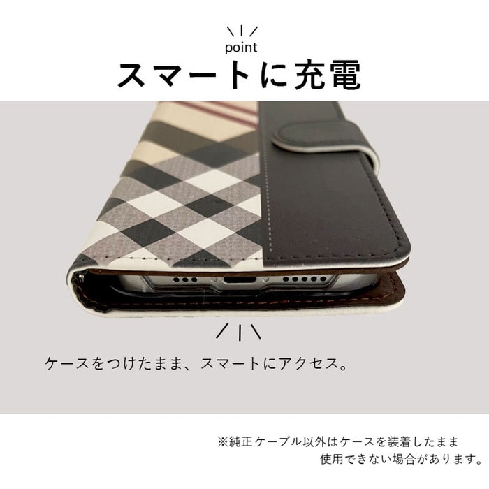 iPhone16e ケース スマホケース アイフォン 16e 手帳型 おしゃれ チェック柄 カバー 携帯ケース ショルダー 抗菌 日本製 | iPhone XR | 10