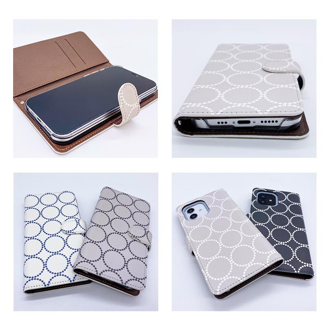 arrows We ケース アローズWe スマホケース FCG01 F-51B A101FC 手帳型 タンバリン柄 ショルダー おしゃれ 全機種対応 携帯ケース スマホ カバー 抗菌 日本製 | arrows | 15