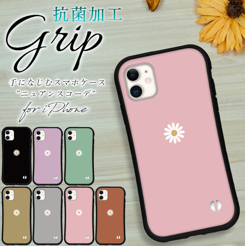 iphone16 ケース 花 韓国 トレンド iphone 16 Pro 16e 15 14 ケース 12 13 mini se スマホケース 携帯ケース カバー iface 型 iphone用ケース 抗菌 日本製 | iPhone