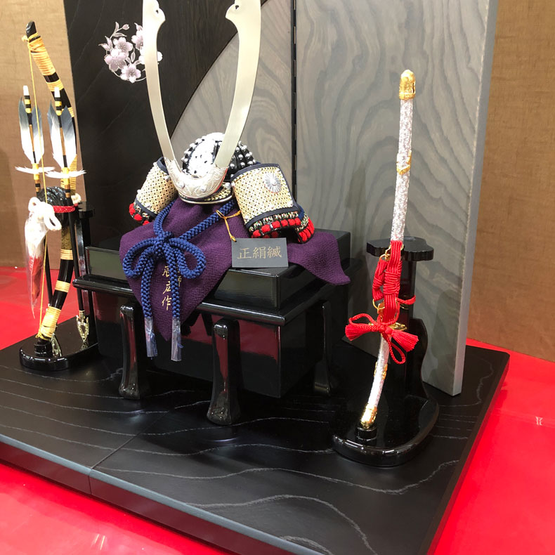 甲冑師 辰広作 本小札長鍬合わせ鉢之兜 平飾り 五月節句 五月人形 兜