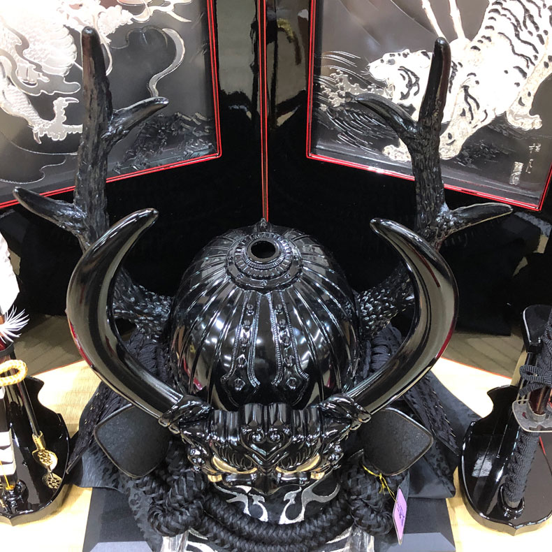 甲冑師 美光作 収納式 着用兜飾り 本田忠勝公 五月節句 五月人形 兜