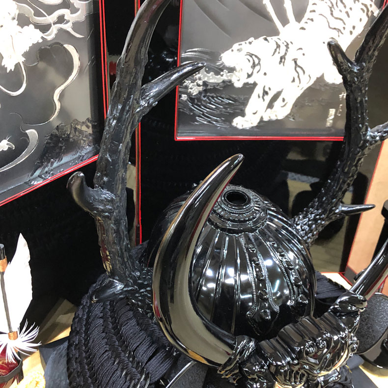 甲冑師 美光作 収納式 着用兜飾り 本田忠勝公 五月節句 五月人形 兜