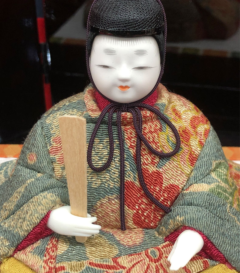 人形作家 大里 彩作 木目込親王飾り「さくら 7101」 雛人形 ひな人形