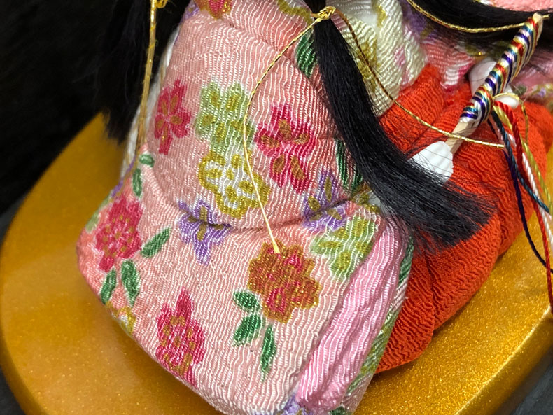 雛匠 京甫 作 木目込み親王飾り「恋桜」 雛人形 ひな人形 おひなさま