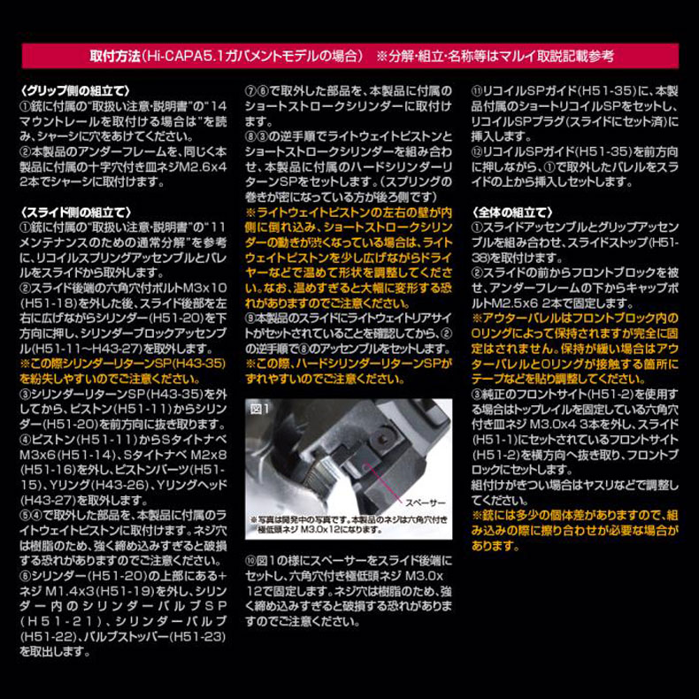 LayLax ライラクス NINEBALL ナインボール ハイキャパ5.1 ハイ