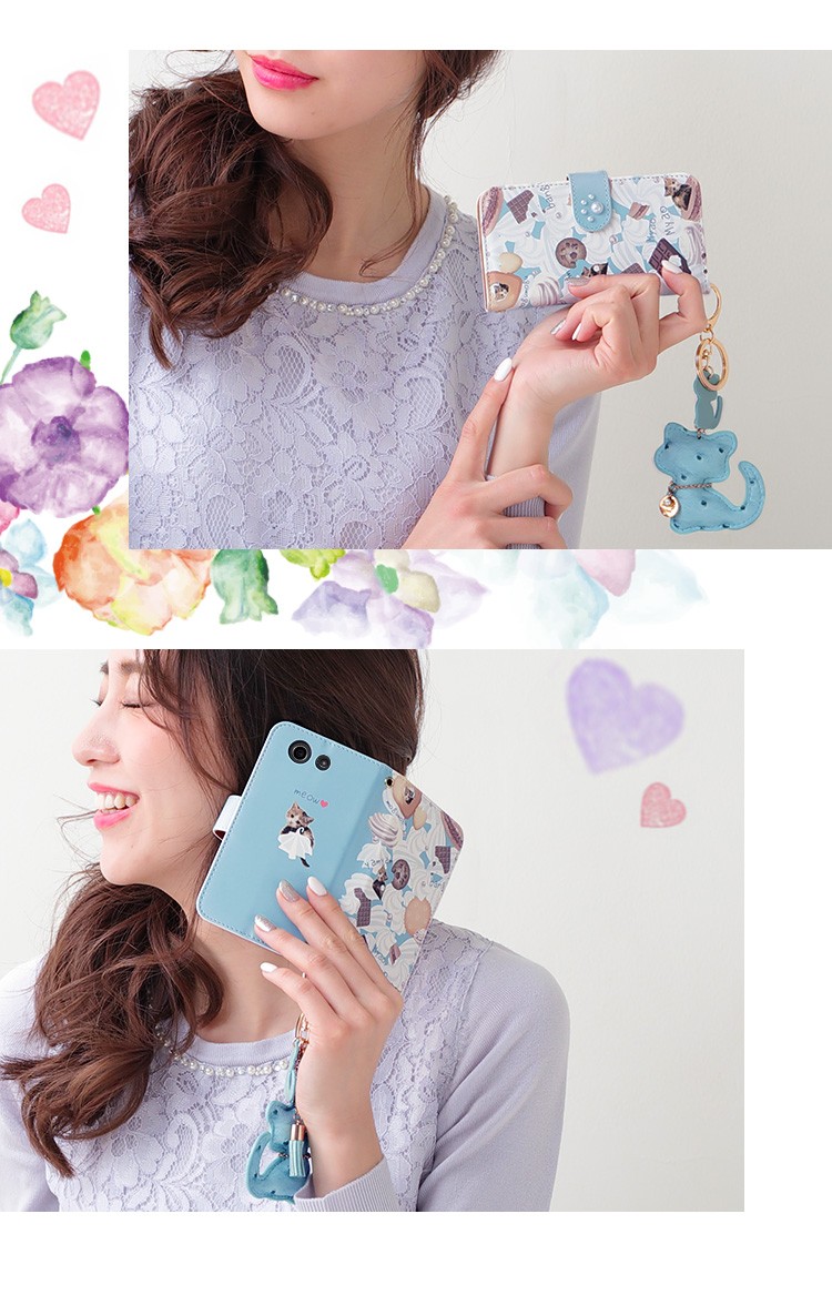 arrows We FCG01 ケース スマホケース 手帳型ケース カバー 携帯ケース スマホカバー おしゃれ かわいい けいたいケース 猫 フリンジ｜minacorporation｜06