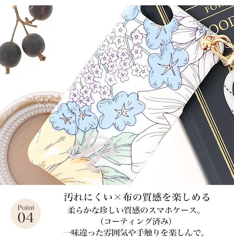 Redmi Note 9T A001XM ケース スマホケース ショルダーケース カバー 携帯ケース スマホカバー おしゃれ かわいい けいたいケース 布 大柄 花柄｜minacorporation｜08