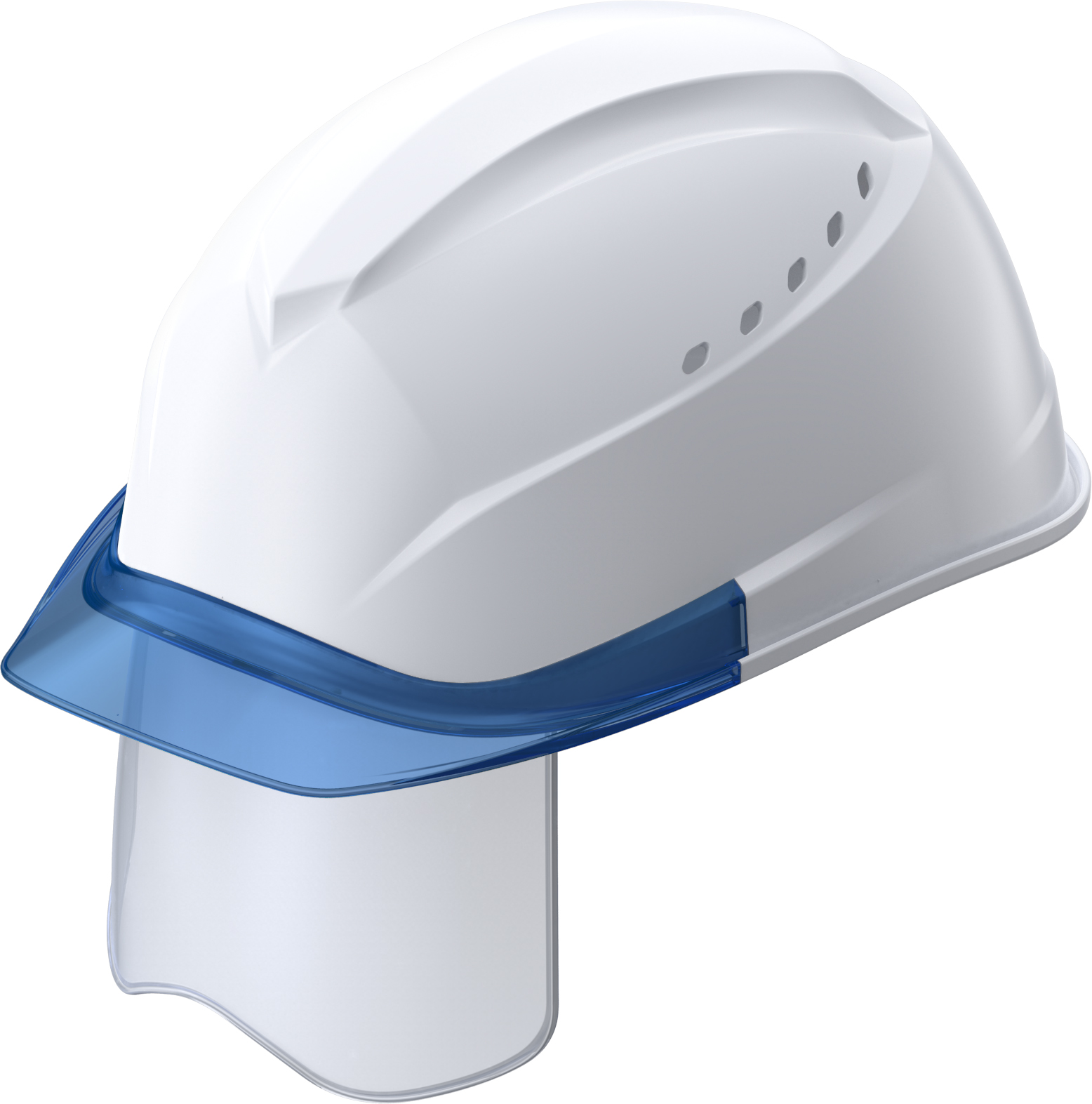 ヘルメット ST#01230VJ-SH型 通気孔あり 選べるバイザー シールド付