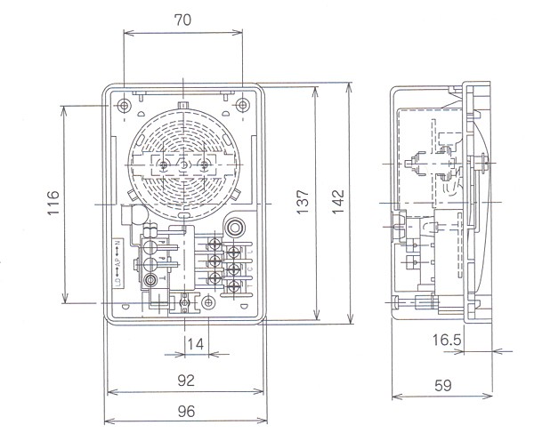 ニッタン製 1SJ-LW 差動式スポット型感知器 1種 防水型 露出