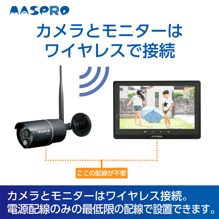 MASPRO マスプロ WHC7M2 防犯カメラ モニターのみ新品 未使用 WHC7M2 (マスプロ)｜屋外用｜防災・防犯機器｜電材堂【公式】