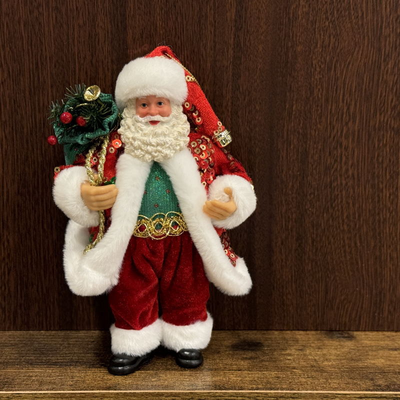 クリスマスオーナメント 17cmサンタオーナメント : Color and Seasons