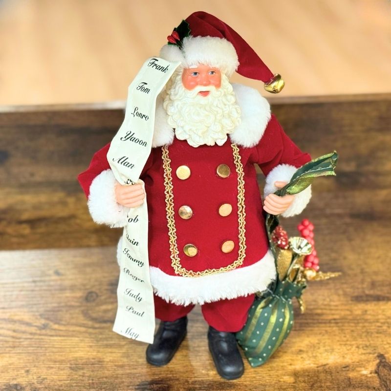 アメリカンヴィンテージサンタクロースフィギュアクリスマスを彩る置物 