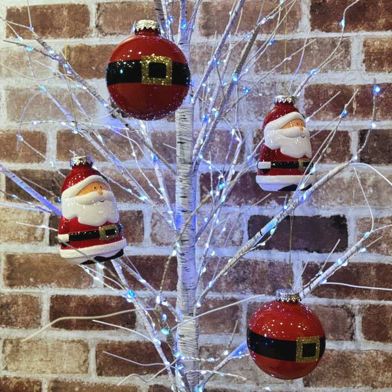  クリスマスオーナメント 2個セット オーナメント クリスマス Xmas 4個 セット 2種類 トナカイ クリスマス