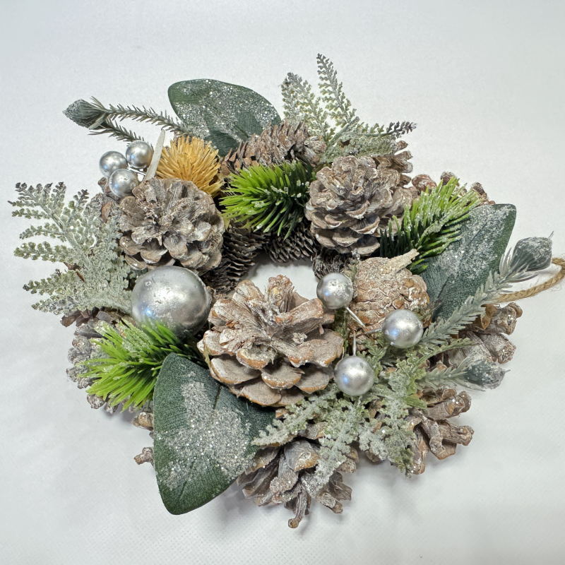 クリスマスリース 18cmナチュラルリース : Color and Seasons - 通販