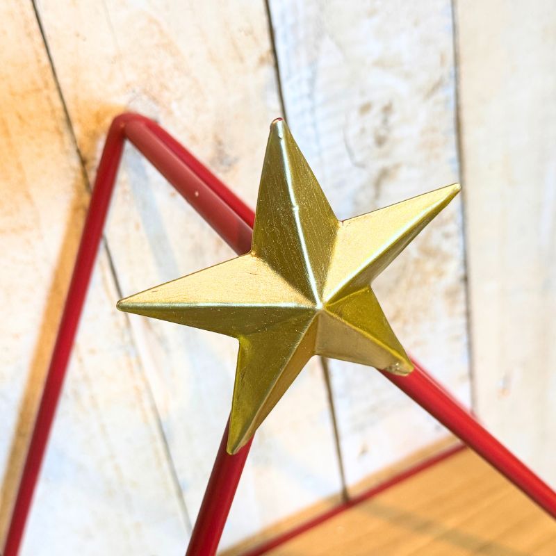 クリスマスツリー型 アイアンラック｜置いても壁掛けでも使える万能