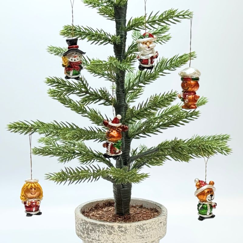 クリスマス ミニオーナメント 6種類セット｜サンタ トナカイ