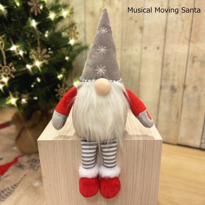 ミュージカルムービングサンタ グレー : Color and Seasons - 通販