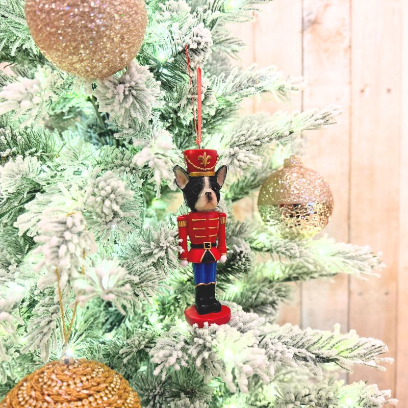 クリスマスオーナメント フレンチブルドッグ 兵隊風 デコレーション