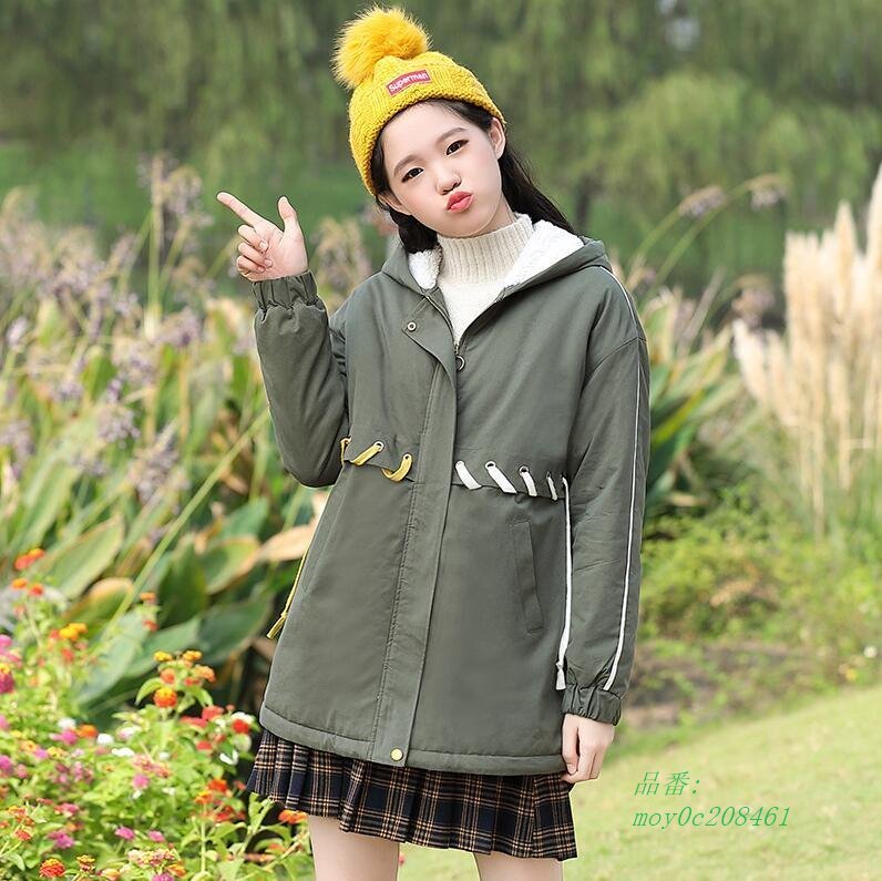 激安大特価 得価 韓国風 ダウンジ キッズ 女の子服 ダウンコート