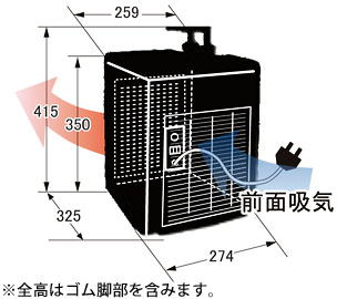 ゼンスイ 水槽用クーラー ZR-75E (冷却水量300L以下/淡水・海水両用