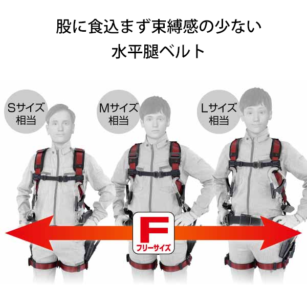 Tajima タジマ ハオルハーネスHA 黒 KR150FA シングルL8 ダブル