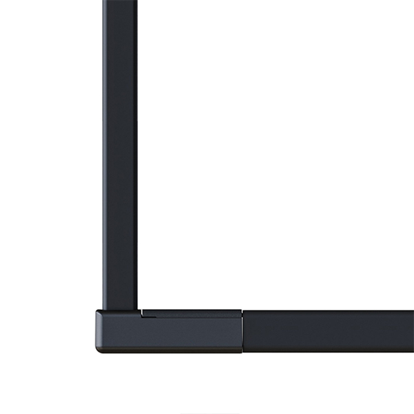 ホスクリーン BAR型 室内用 物干し 固定式 ブラック H450mm ホスクリーン BAR型 室内用 物干し 固定式 ブラック H450mm