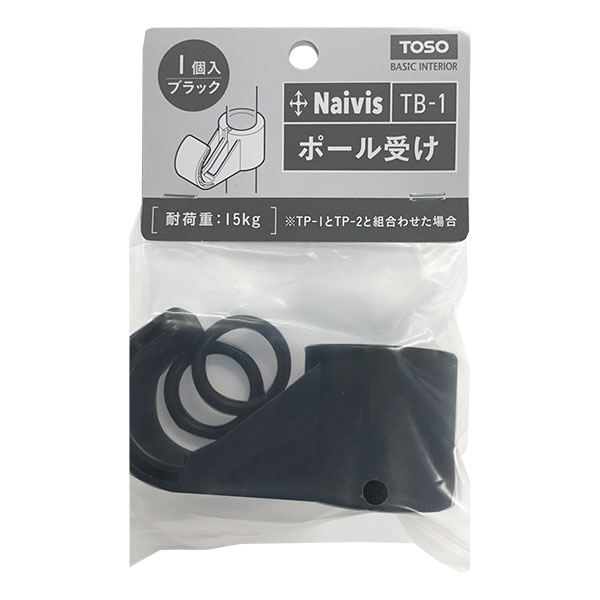 TOSO（トーソー） ナイビス ポール受けパック 黒 TB-1BK [TOSO