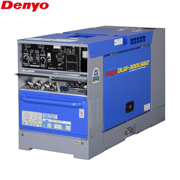 デンヨー 低騒音型 ディーゼルエンジン溶接機 DLW-400LSW [Denyo 