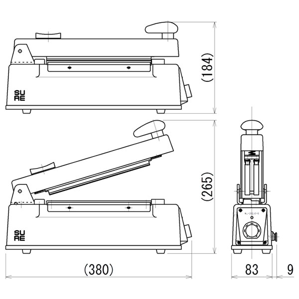 石崎電機製作所 シーラー 卓上タイプ カッター付 NL-203JC-5 : mt-0007755 : ミナトワークス - 通販 -  Yahoo!ショッピング