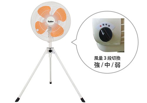 スイデン 工場扇 SF-45VS-1VP2 (45cm羽根/単相100V) [扇風機