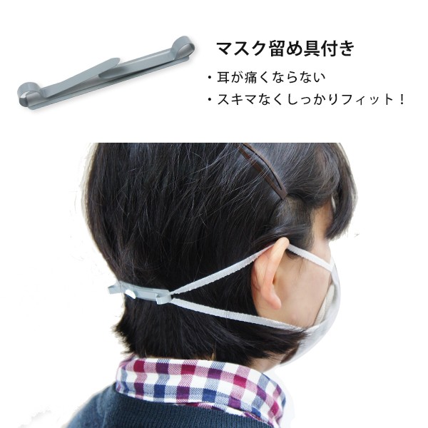 65%OFF【送料無料】 洗える防臭＆抗菌インナーマスク (日本製/高機能フィルター内蔵 布マスク・アクセサリ