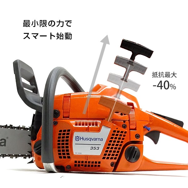 新品 送料無料 ハスクバーナ 353 51.7cc 45cm チェンソー-