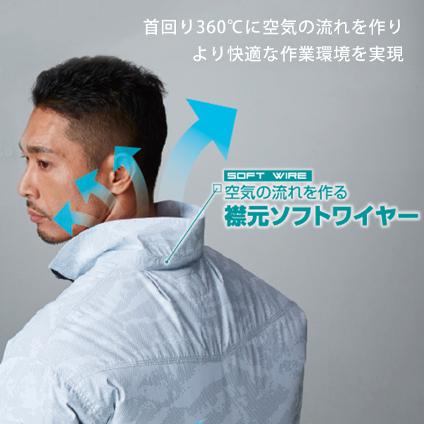 鳳皇 HOOH 快適ウェア 半袖ブルゾン Lサイズ V8307 (ネイビー