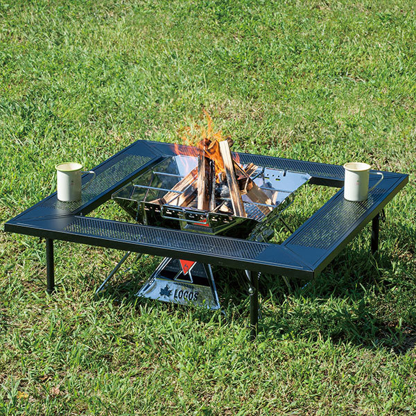 焚き火 グリル ロゴス LOGOS グレートたき火グリル BOX 焚き火台 BBQ 81064090 - 2